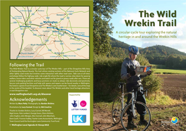 The Wild Wrekin Trail Is a Circular Cycle Tour of the Wrekin Hills – Part of the Shropshire Hills Area of Outstanding Natural Beauty