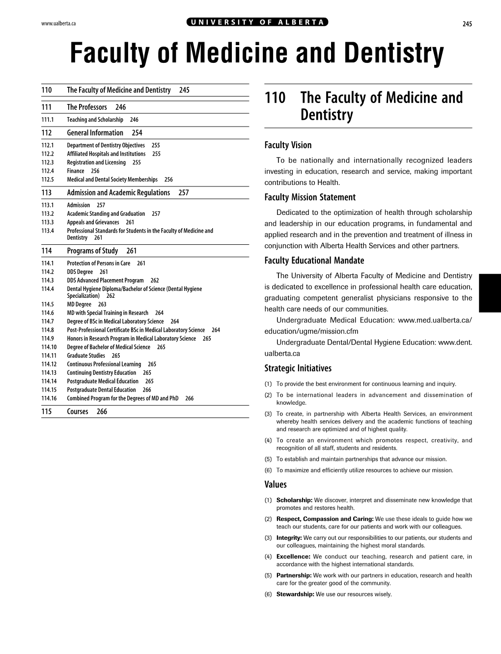 Faculty of Medicine and Dentistry