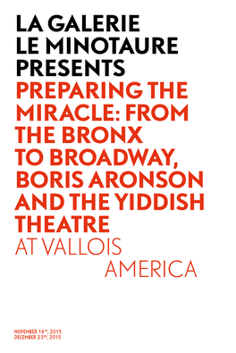 Boris Aronson and the Yiddish Theatre at Vallois America