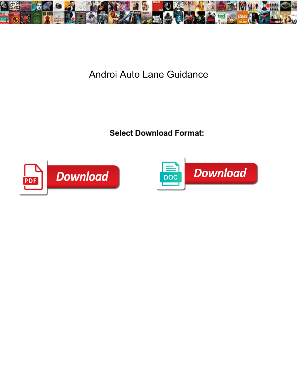 Androi Auto Lane Guidance