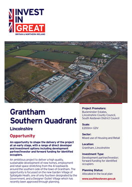 Grantham Southern Quadrant