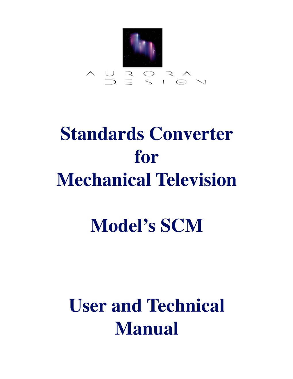 Single Mechanical User Manual