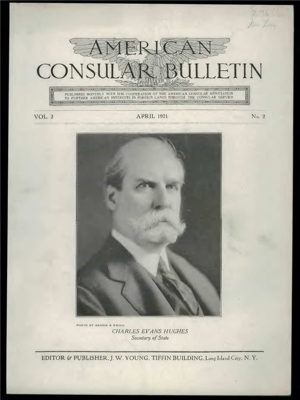 The Foreign Service Journal, April 1921 (American Consular Bulletin)