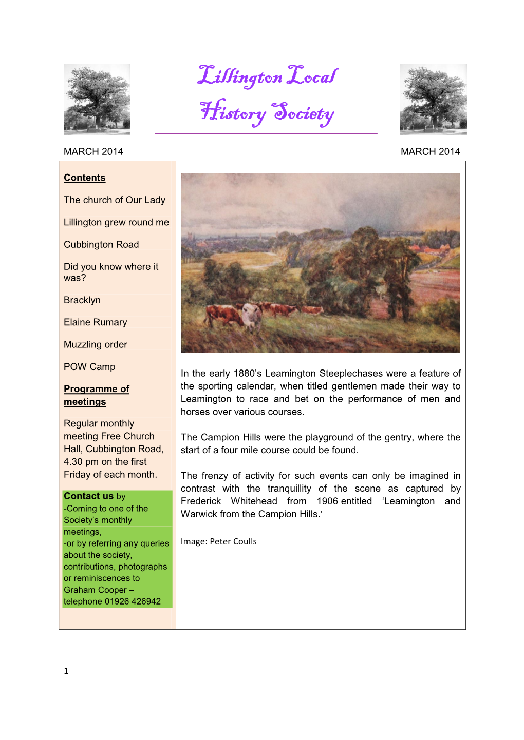 Lillington Local History Society