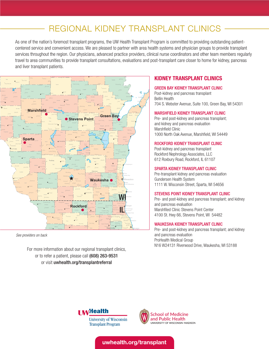 Regional Kidney Transplant Clinics