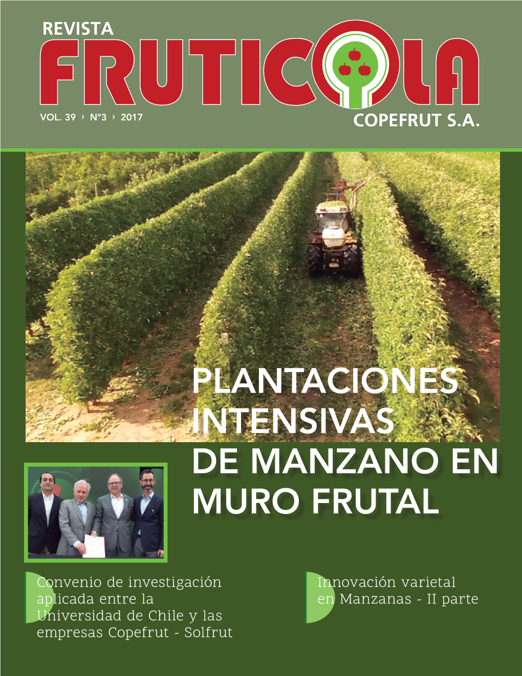 Plantaciones Intensivas De Manzano En Muro Frutal