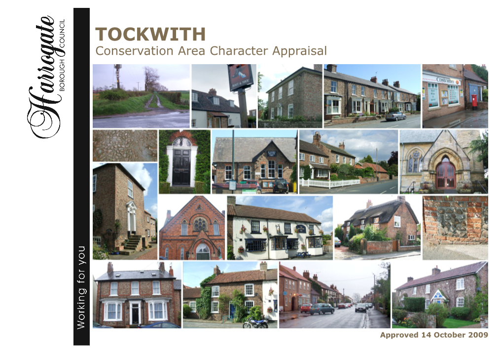 TOCKWITH Conservation Area Character Appraisal