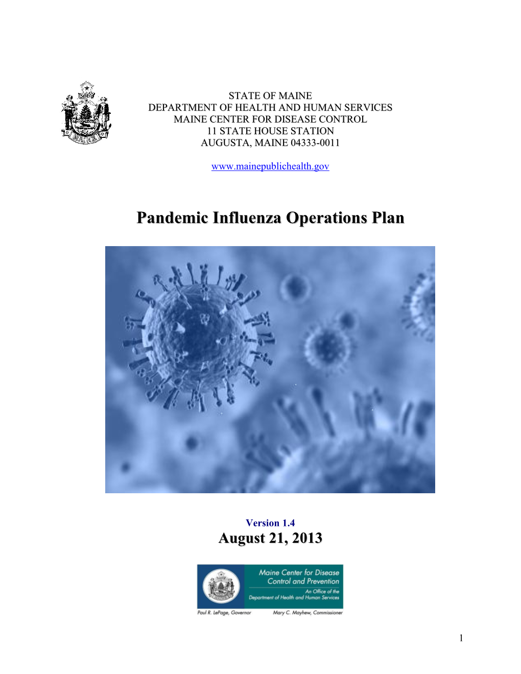 Pandemic Influenza Operations Plan