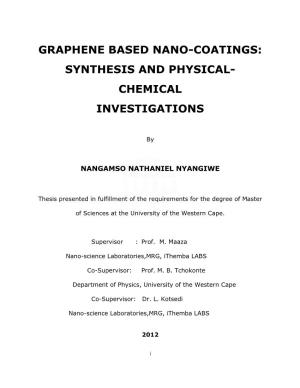 Graphene Based Nano-Coatings