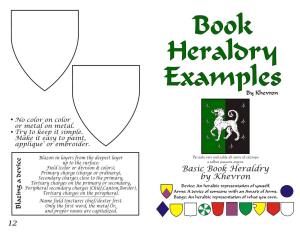 Heraldry Examples Booklet.Cdr
