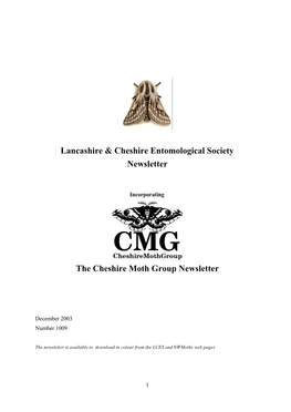 LCES/CMG Newsletter