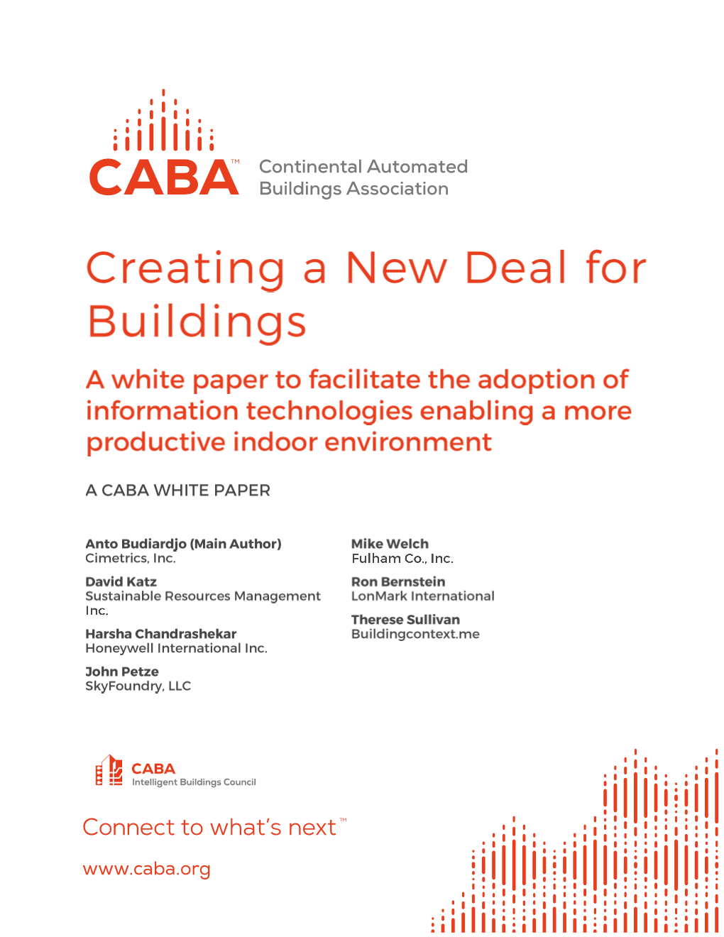 Creating a New Deal for Buildings