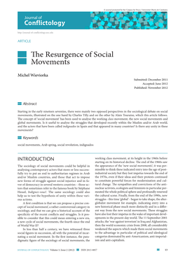 The Resurgence of Social Movements