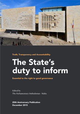 The State's Duty to Inform