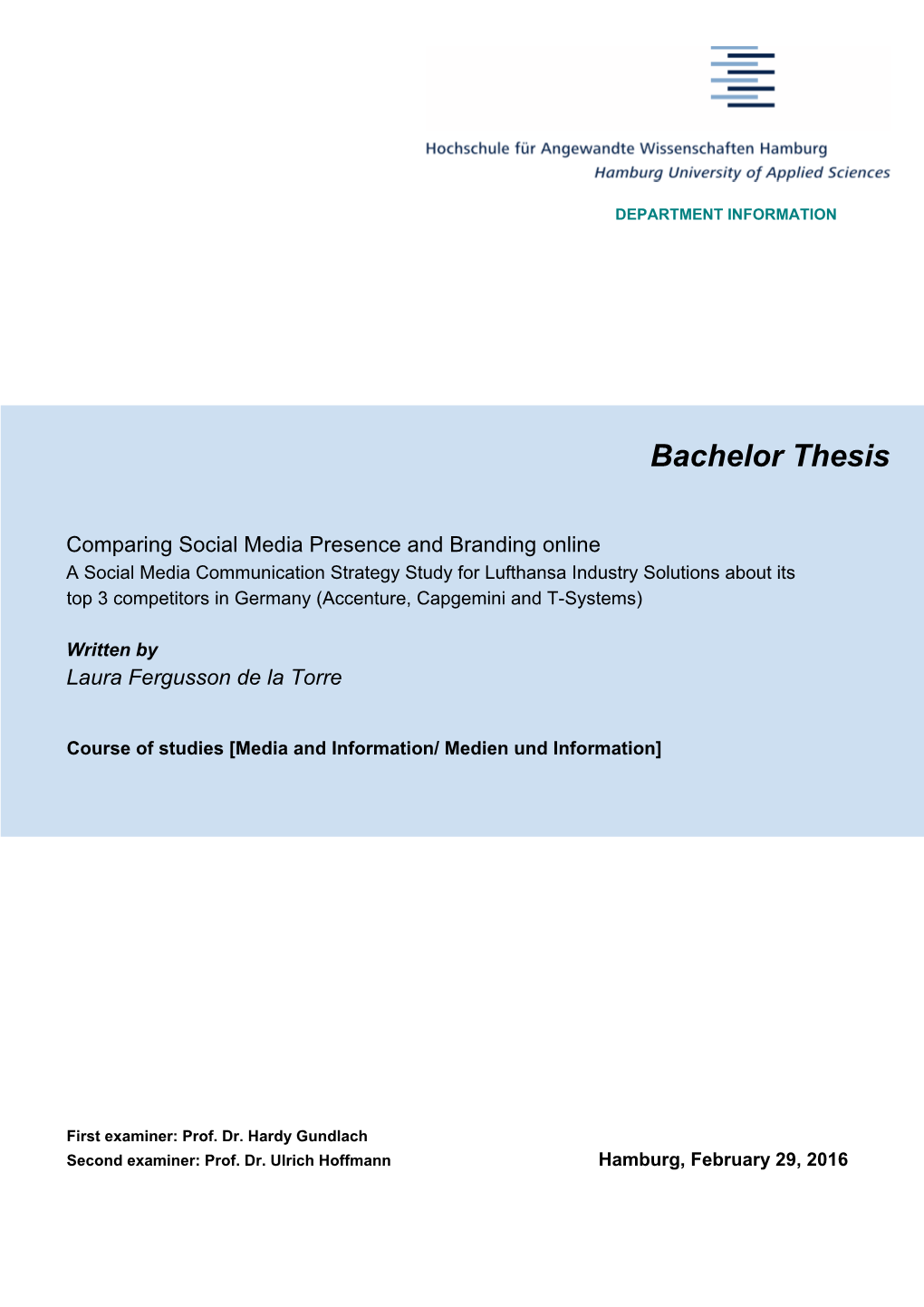 Comparing Social Media Presence and Brand