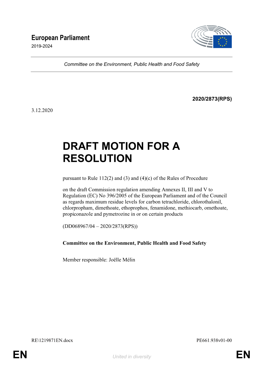 En En Draft Motion for a Resolution