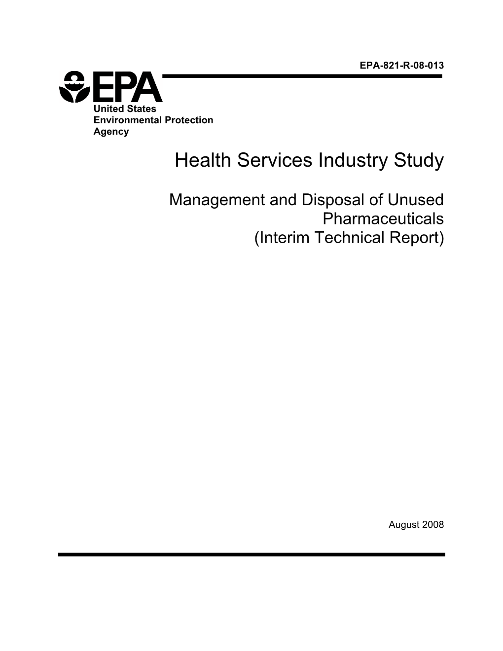 Health Services Industry Study
