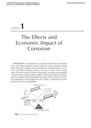 The Effects and Economic Impact of Corrosion