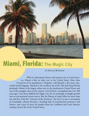 Miami, Florida:The Magic City—