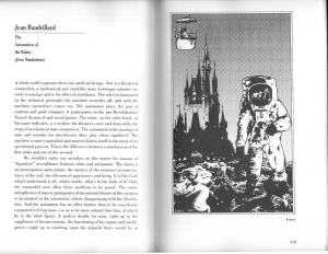 Jean Baudrillard the Automation of the Robot (From Simulations)