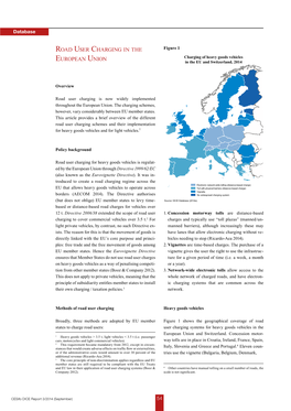 Road User Charging in the European Union