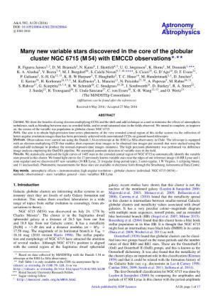 Many New Variable Stars Discovered in the Core of the Globular Cluster NGC 6715 (M 54) with EMCCD Observations?,?? R
