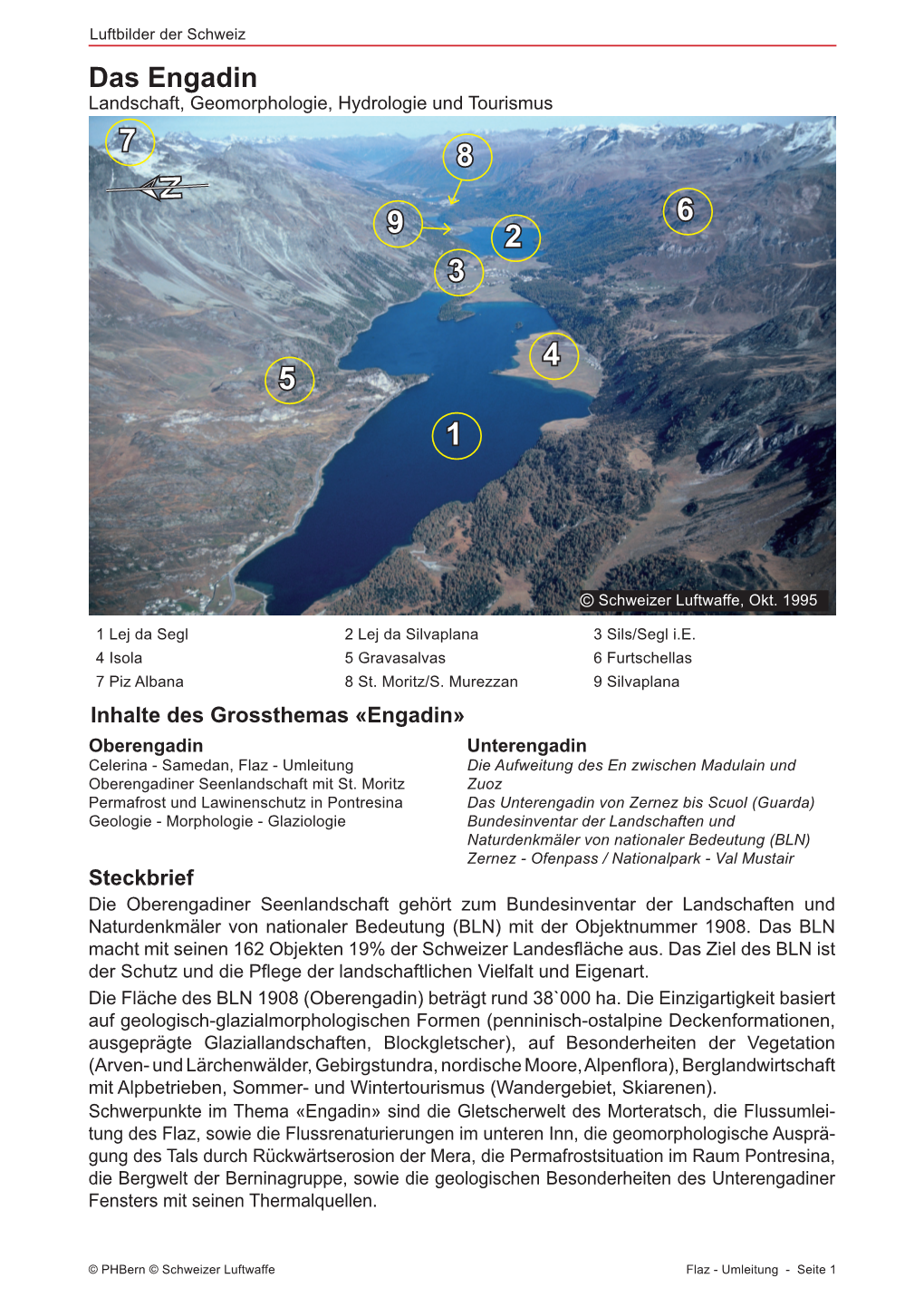 Dossier Celerina, Samedan, Flaz