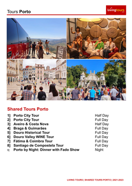 Shared Tours Porto