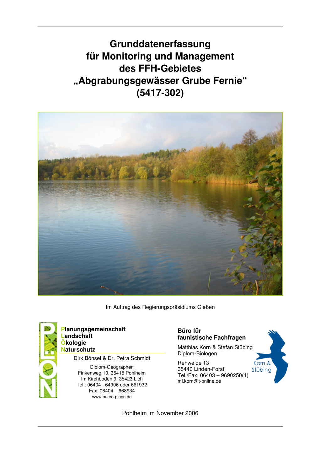 „Abgrabungsgewässer Grube Fernie“ (5417-302)