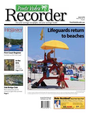 Lifeguards Return to Beaches