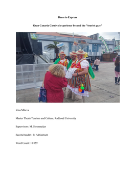 Dress to Express Gran Canaria Carnival Experience Beyond The