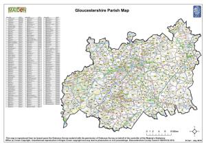 Gloucestershire Parish Map