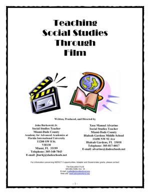 Teaching Social Studies Through Film