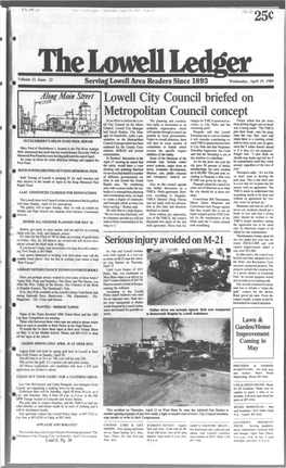 Lowell City Council Briefed on Metropolitan Council Concept
