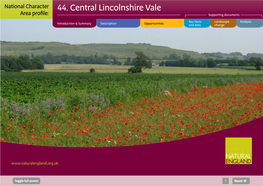 NCA Profile 44 Central Lincolnshire Vale