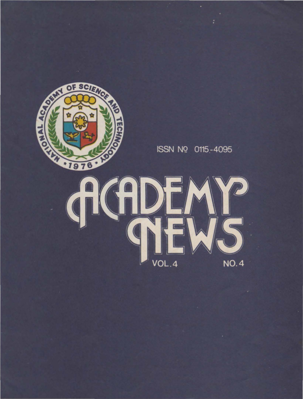Academy News 1982 No.4