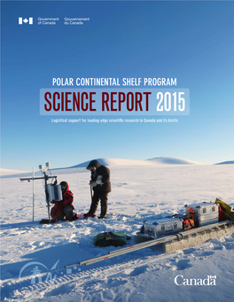 Polar Continental Shelf Program – Science Report 2015