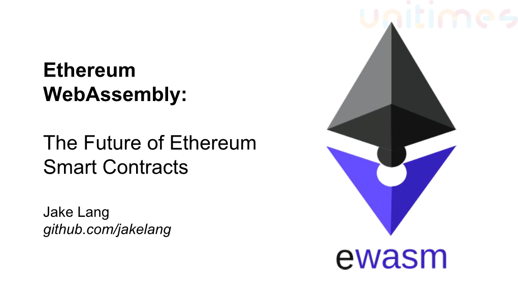 Ethereum Webassembly