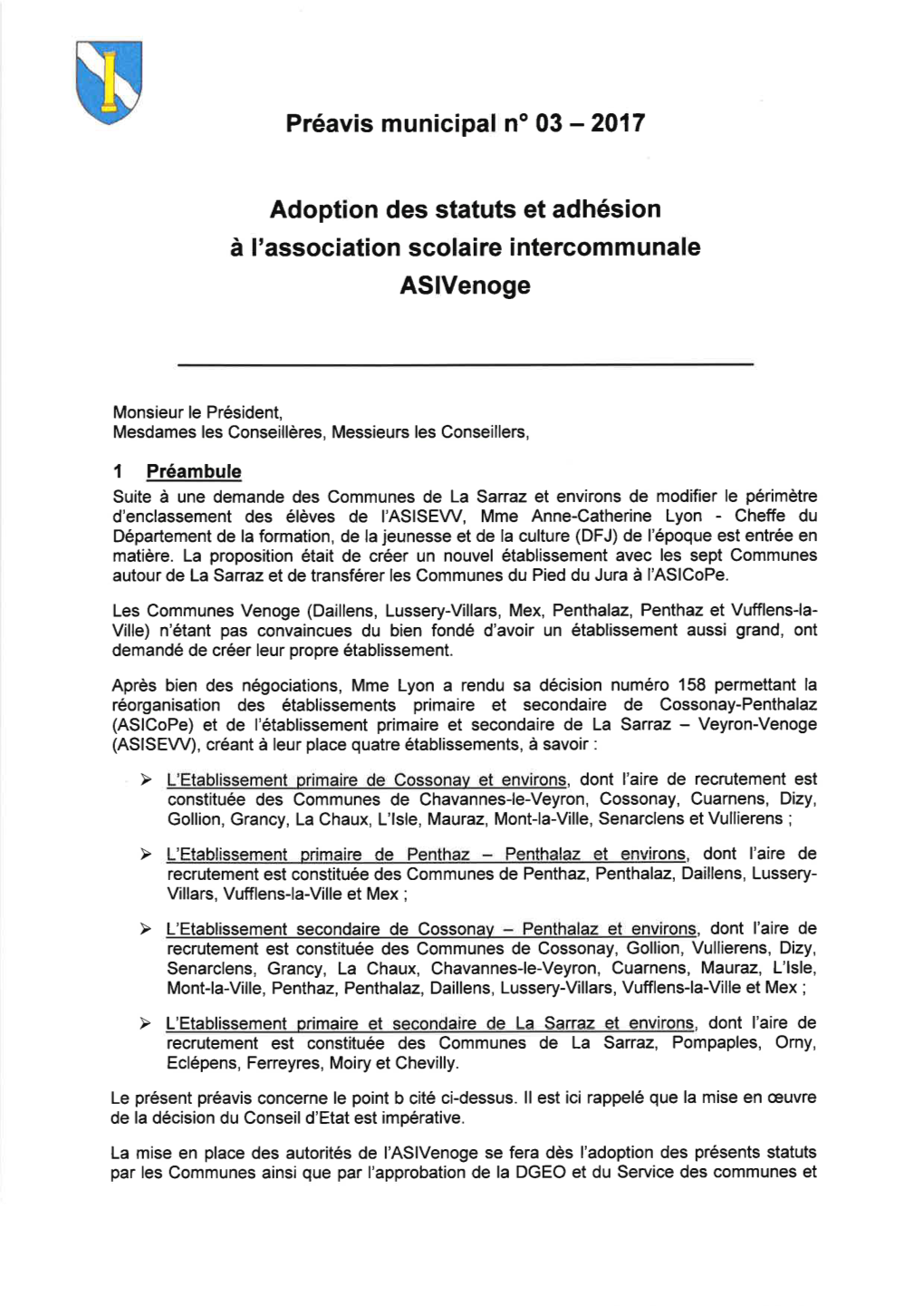 2017 Adoption Des Statuts Et Adhésion