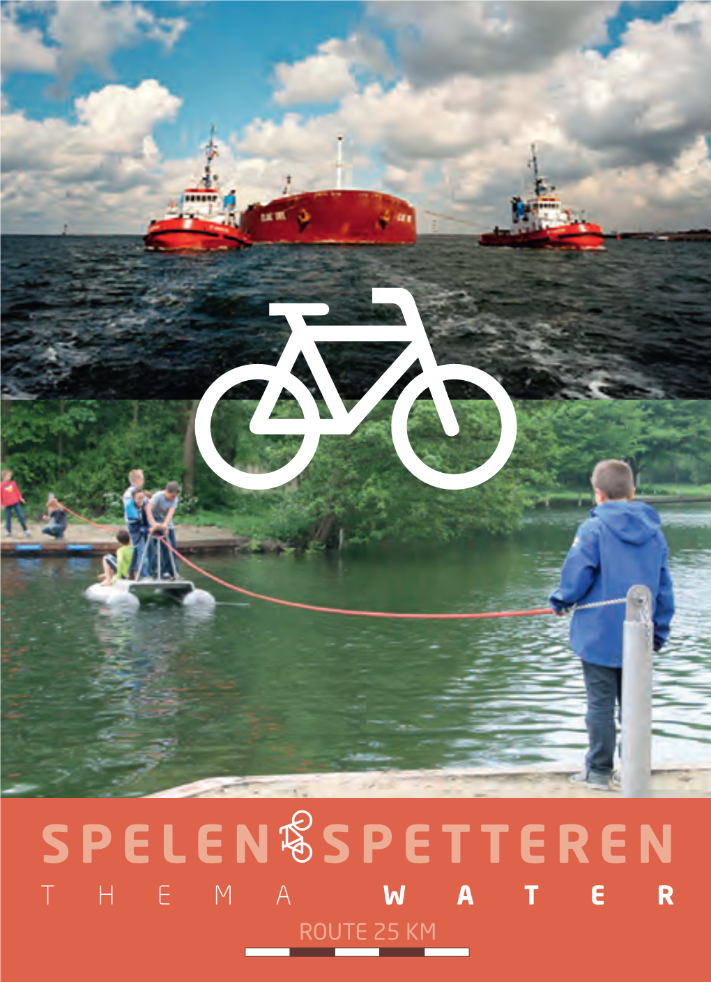 Spelen Spetteren Thema Water ROUTE 25 Km