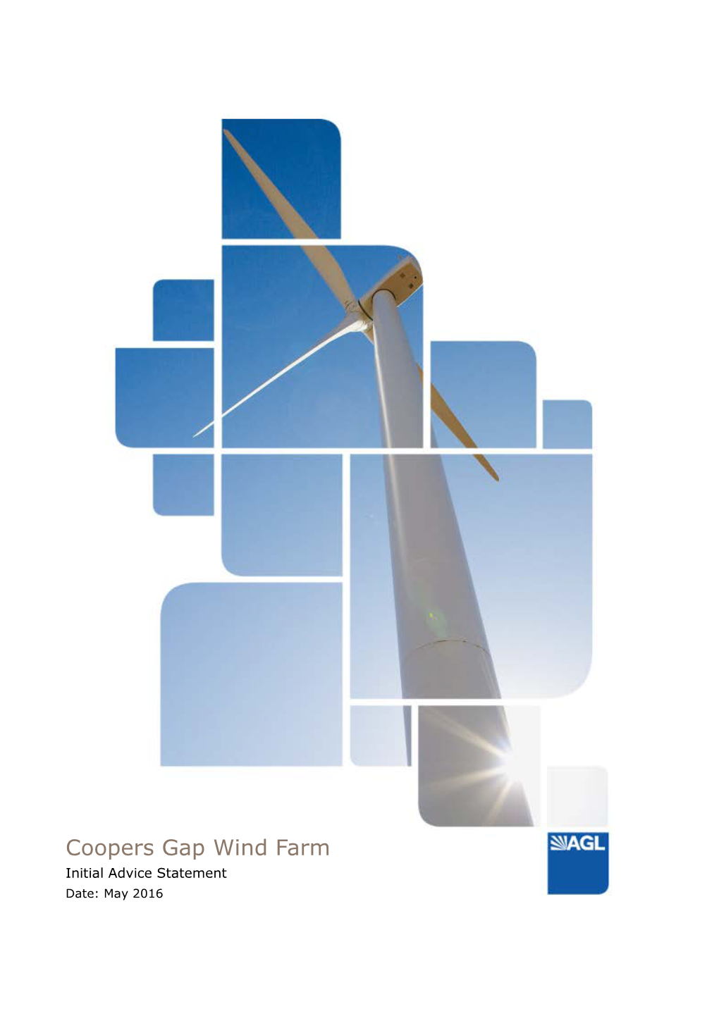 Coopers Gap Wind Farm Initial Advice Statement Date: May 2016