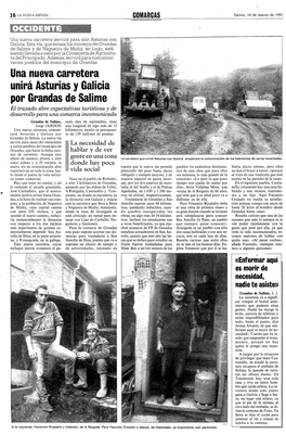 Una Nueva Carretera Unirá Asturias Y Galicia Por Grandas De Salime