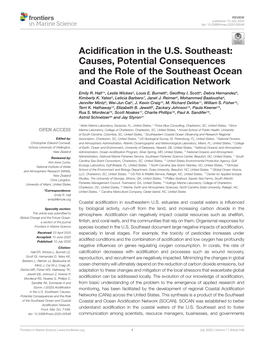 Acidification in the US Southeast