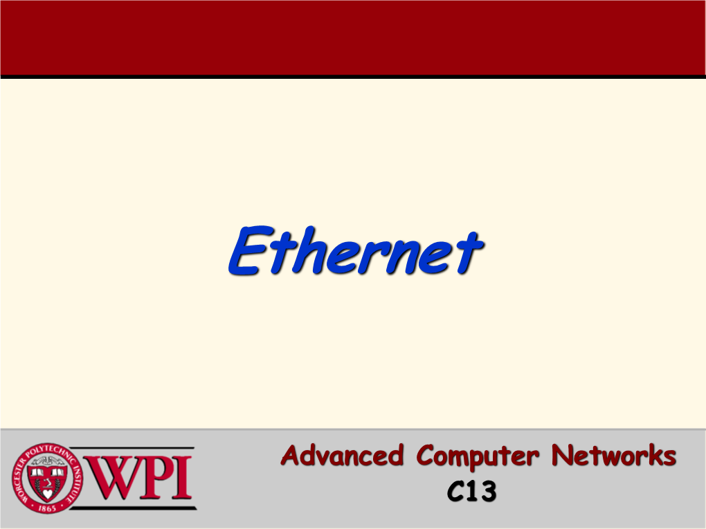 Switched Ethernet