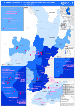 MYANMAR: 3W (Shelter) in IDP Camps in Kachin and Northern Shan States As of Oct 2013