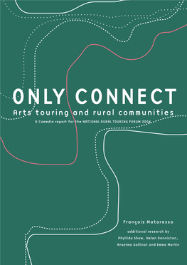 Only Connect: Arts Touring and Rural Communities