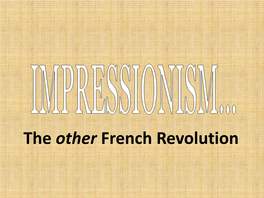 The Other French Revolution