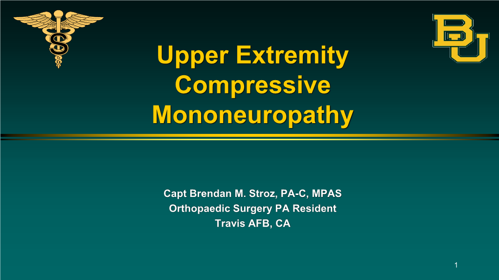 Radial Nerve Compression