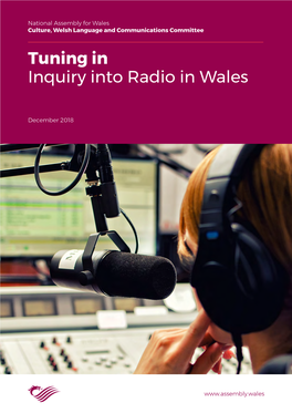 Tuning in Inquiry Into Radio in Wales