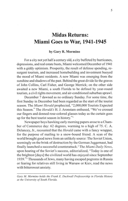 Miami Goes to War, 1941-1945